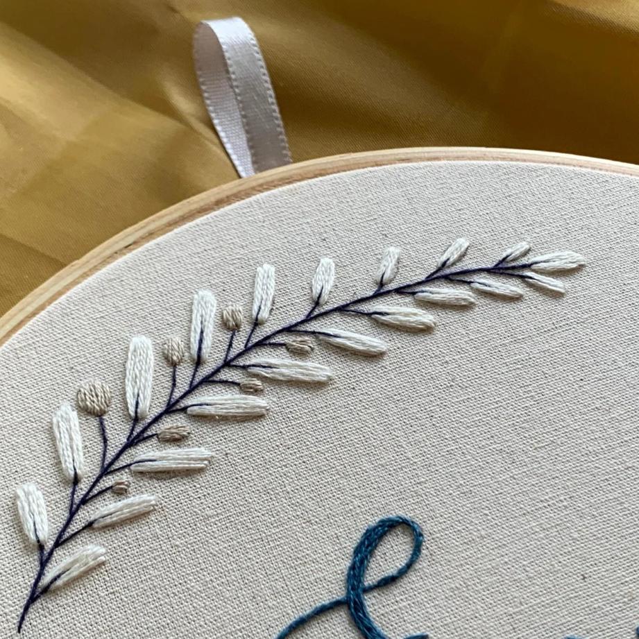 Bastidor bordado Porta Maternidade esportes Enrico