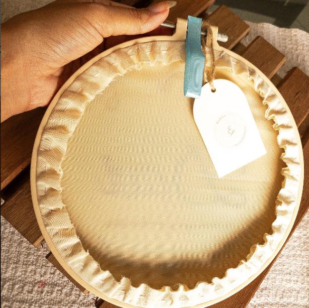 Bastidor Bordado - Porta Maternidade Grécia Davi