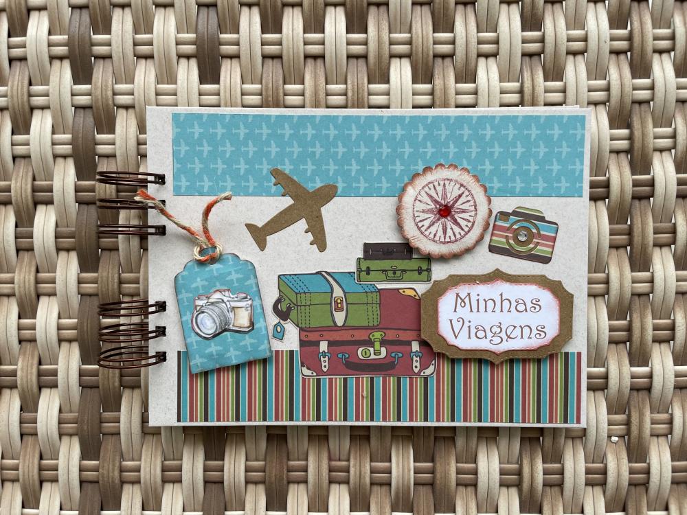 Álbum Scrapbook para Fotos de Viagem VENDIDO