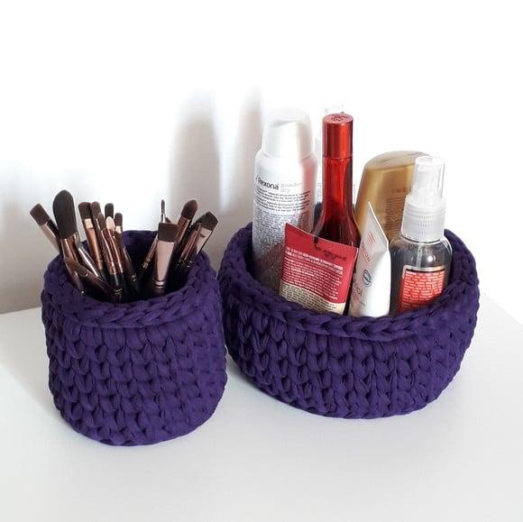 Cesto Organizador Multiuso 2 un , Roxo