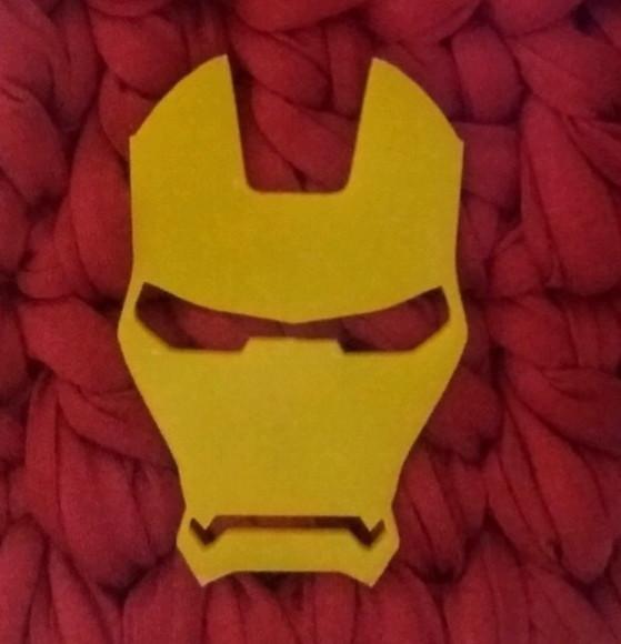 Cesto organizador vermelho homem de ferro