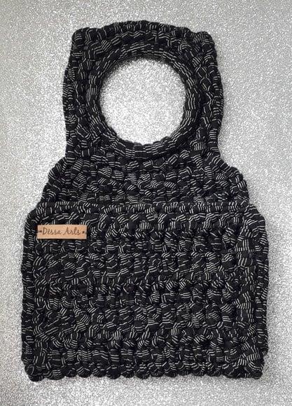 Lixeira para Carro ou Organizador para Pendurar Preto