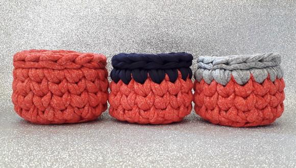 Mini cachepô kit com 3 , vermelho mescla, lembrancinhas