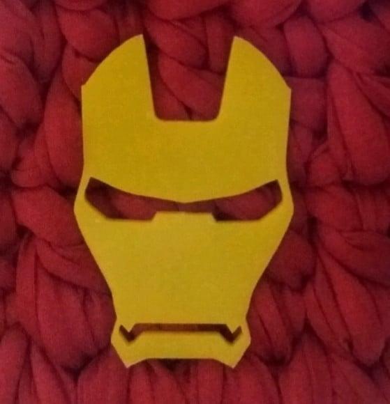 Cesto organizador vermelho homem de ferro