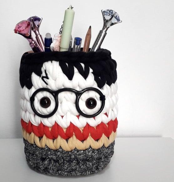 Cachepô/organizador Porta Caneta Multiuso Harry P.