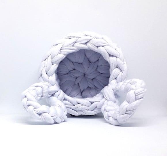Mini cesto organizador e decorativo coelho Dêssa Arts