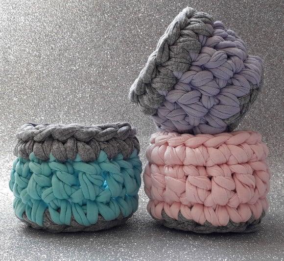 Mini cachepôs candy colors kit 3 ,para mini cacto/suculenta