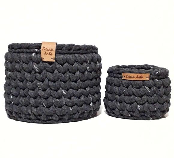 Organizador Cinza Chumbo Estampa Mini Cacto 2 un
