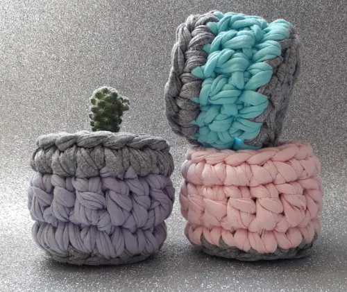 Mini cachepôs candy colors kit 3 ,para mini cacto/suculenta