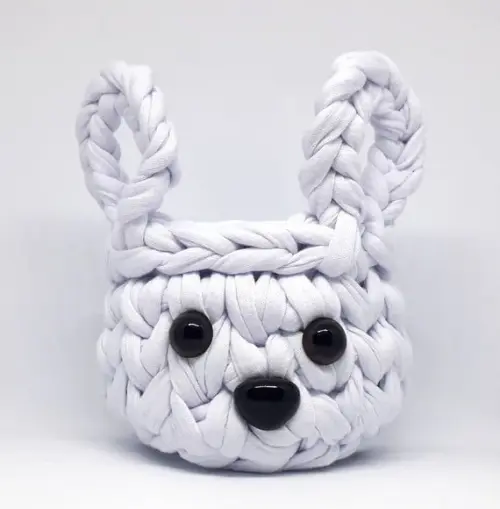 Mini cesto organizador e decorativo coelho Dêssa Arts