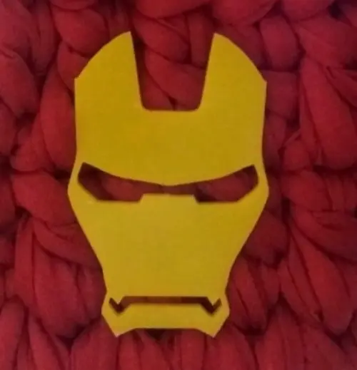 Cesto organizador vermelho homem de ferro