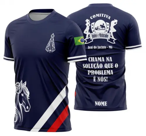 Kit 15 Camisa Cavalgada Vaquejada Cavalo Eventos Fazenda