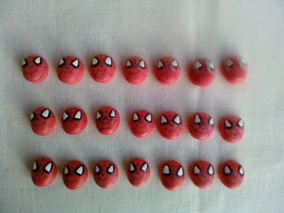 Aplique Rostinho Homem Aranha
