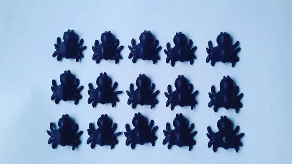 Apliques aranha em biscuit