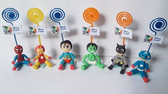 Apliques Porta Recados Liga da Justiça/vingadores Baby