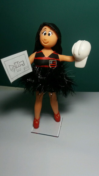 Bailarina Times em biscuit