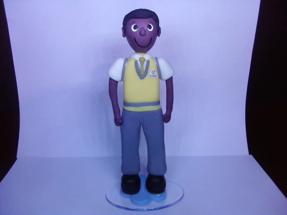 Boneco centro de mesa Cirilo carrossel