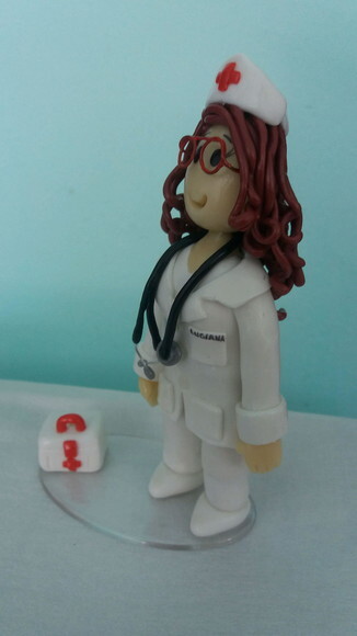 Bonecos profissões Super médico