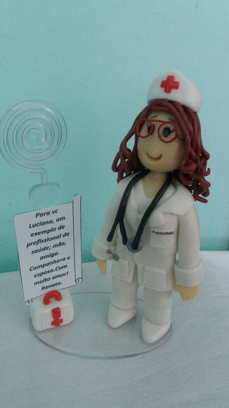 Bonecos profissões Super médico