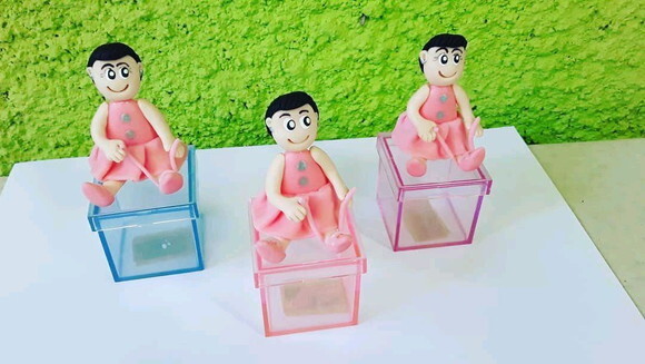 Caixinha acrilica bailarina 4x4