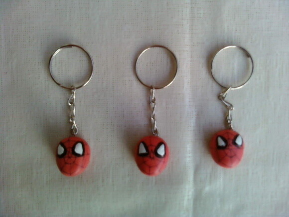 Chaveiro Cabeça do Homem Aranha