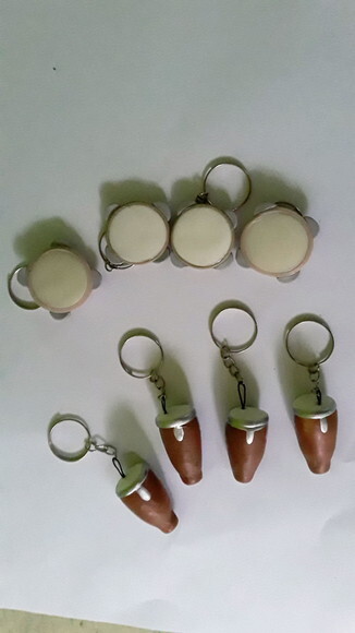 Chaveiro Instrumentos/ Pandeiro ou Atabaque