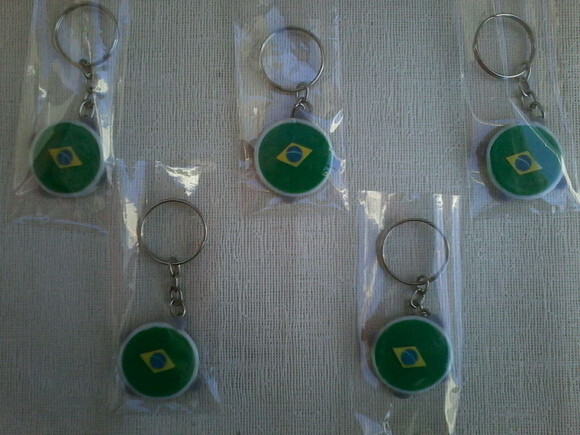 Chaveiro Pandeiro Liso para Sublimação