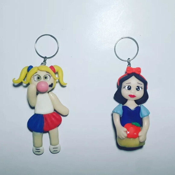 Chaveiros Temáticos em Biscuit Personalizados