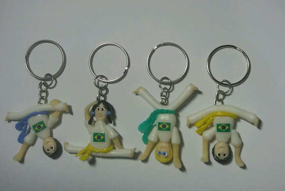 Chaveiros Mini Capoeiristas