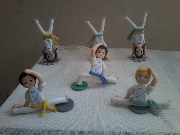 Enfeite de bolo/lembrancinha capoeira