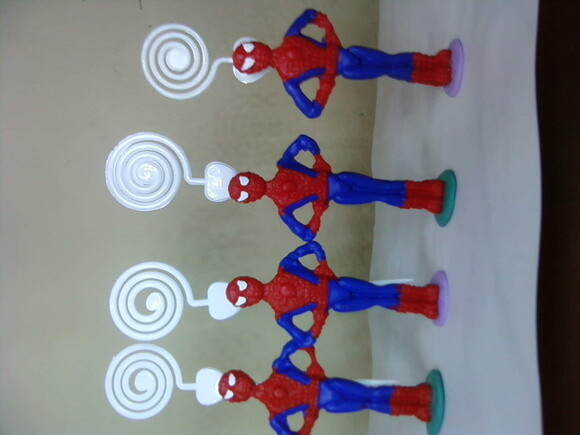 Homem Aranha com Espiral Plástico