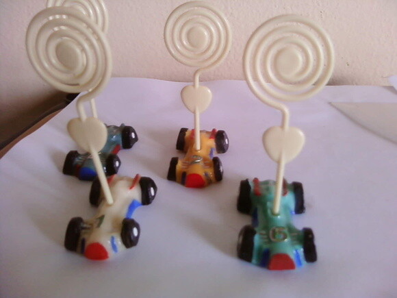 Lembrancinha Carrinhos de corrida
