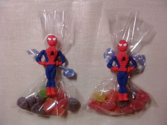 Lembrancinha Homem Aranha com Jujubas