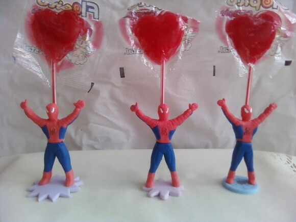 Lembrancinha Homem Aranha com Pirulito