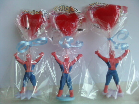 Lembrancinha Homem Aranha com Pirulito