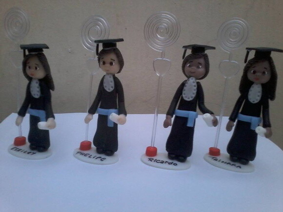 Lembrancinha porta recados formatura