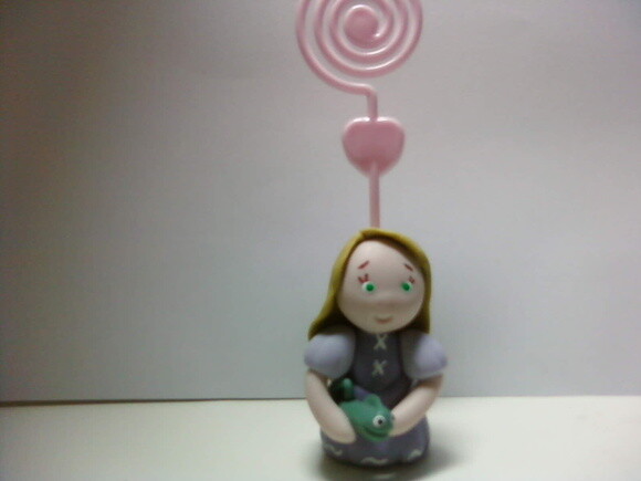 Lembrancinha Porta recados Rapunzel