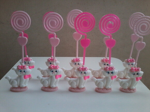 Lembrancinhas Gatinha Marie Porta Recado