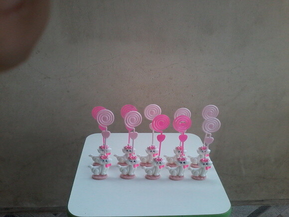 Lembrancinhas Gatinha Marie Porta Recado