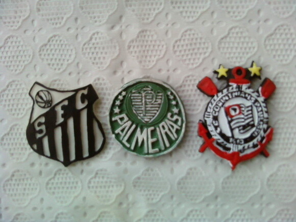 Lembrancinhas ímãs de geladeira Times