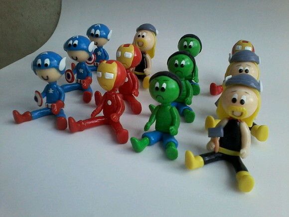 Lembrancinhas vingadores/Liga da justiça