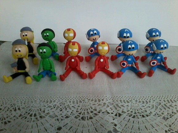 Lembrancinhas vingadores/Liga da justiça
