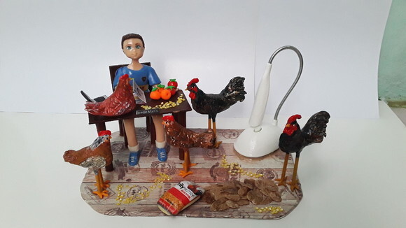 Luminária maquete em biscuit personalizada