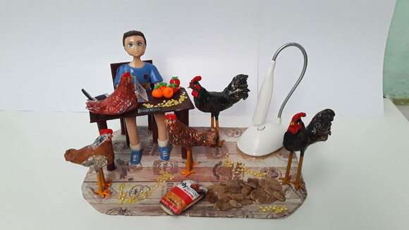 Luminária maquete em biscuit personalizada