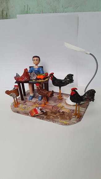 Luminária maquete em biscuit personalizada