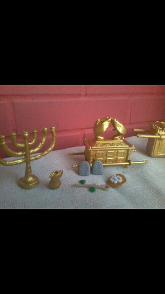 Maquete tabernáculo em biscuit e mdf