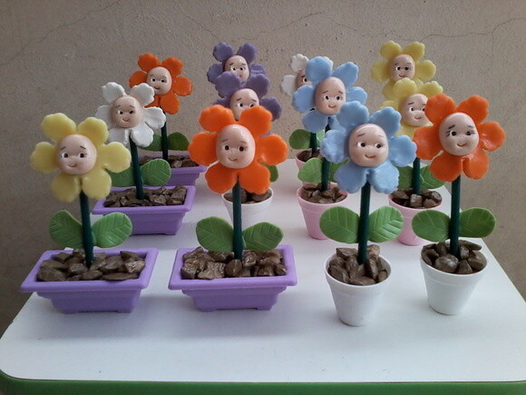 Mini vasos flores
