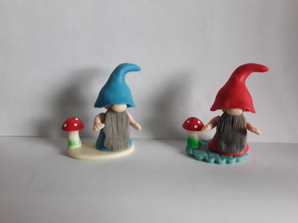 Porta Incenso Biscuit Gnomos da Virtude