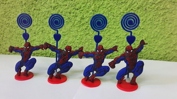 Porta recados homem aranha