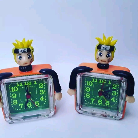 Relógio despertador temático Naruto